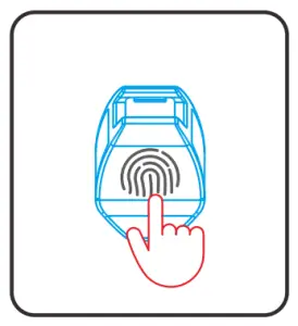 Tap the touch button