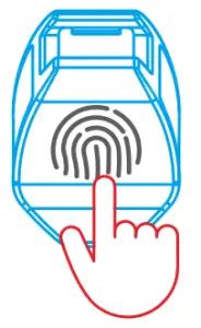 Tap the touch button