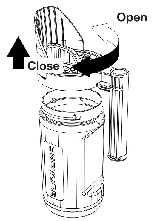 SNOWJOE SJSPD1 Handheld Multi Purpose Spreader - Open