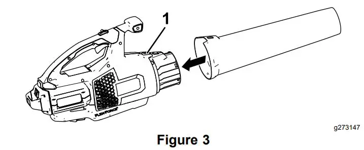 TORO 51821 Flex-Force Power System 60V Max Axial Blower Owner's Manual - Figure 3