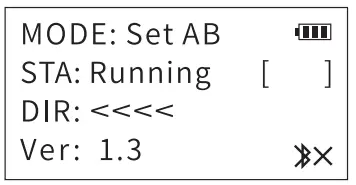 MOTOR CONTROL INSTRUCTIONS