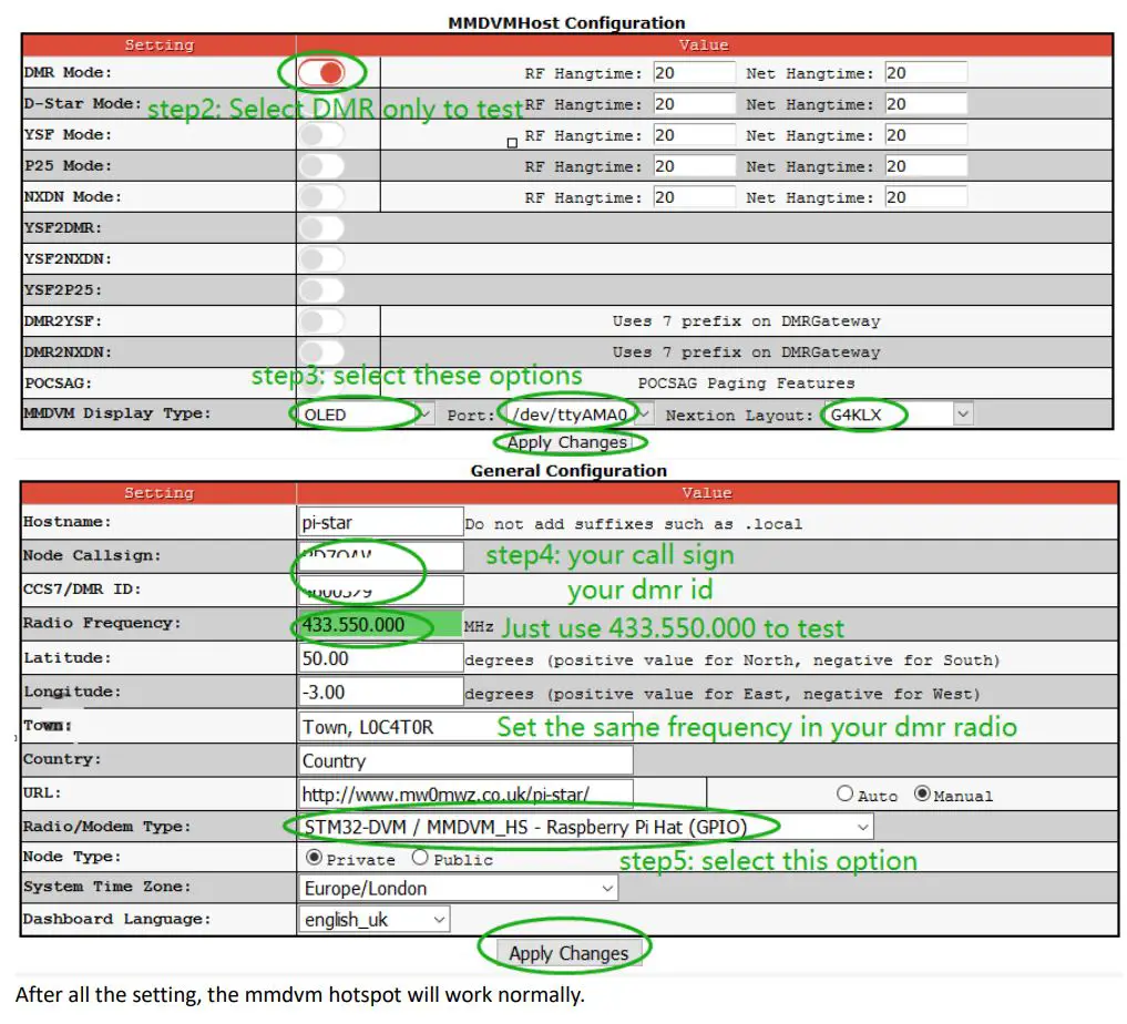 Multi-Mode Digital Voice Modem Shenzhen Fengzhiya Culture Media Multi-Mode Digital Voice Modem User Manual - How to set hotspot to Simplex mode and work