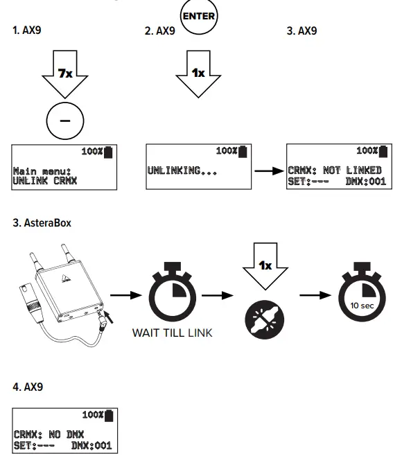 ASTERA AX9 Power Par Powerful Wireless Light - sefty 3