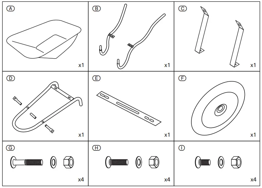 DRAPER PWB 85L Plastic Wheel Barrow - Scope