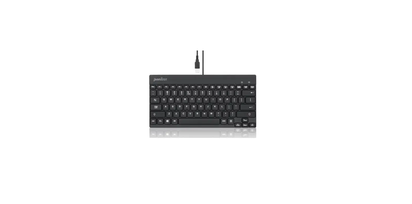 Perixx Periboard-326 Wired Mini Backlit Usb Keyboard With Low Profile Keys Wired User Manual