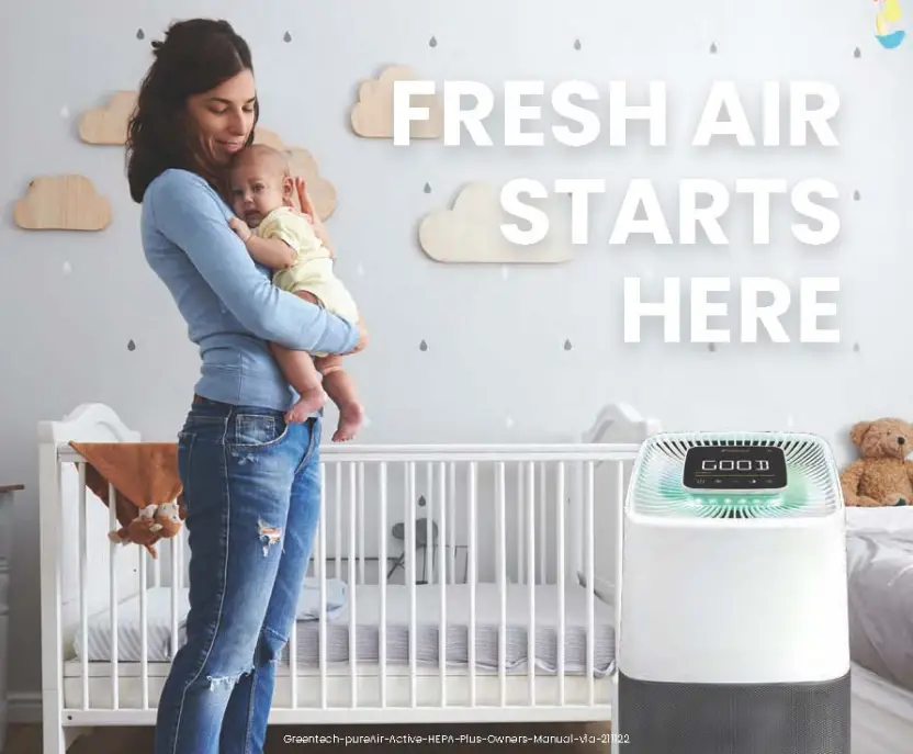 GreenTech 1X5825 PureAir Active Hepa Air Purifier - 7