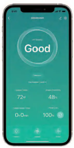 GreenTech 1X5825 PureAir Active Hepa Air Purifier - phone