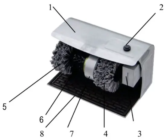 H Koenig u600 Shoe Cleaning Machine - figH Koenig u600 Shoe Cleaning Machine - fig