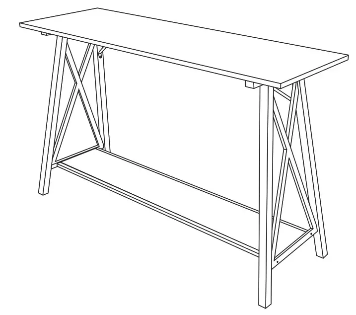 VEIKOUS IW009 Iron Tea Table - Injoy Your Product