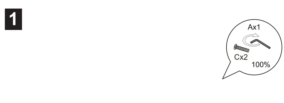 VEIKOUS IW009 Iron Tea Table - Product Assembly 1