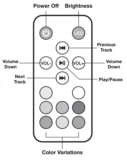 Merkury Innovations MoonStruck Bluetooth Speaker - Reamote