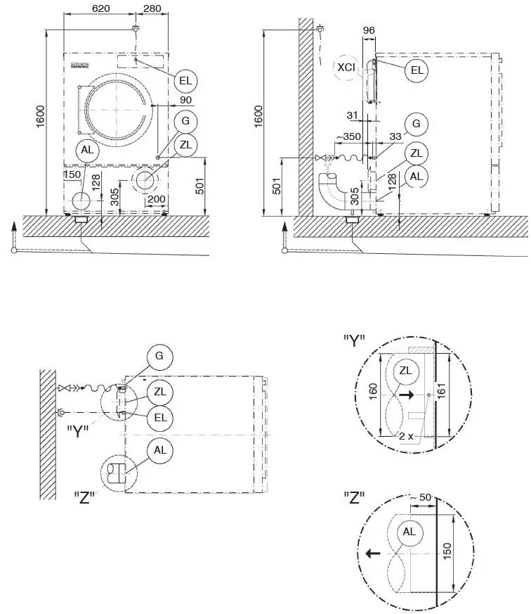 Miele PDR 918 Plan Commercial Dryer-2