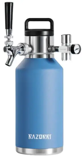 RAZORRI CG640Z Comodo Carbonated Beer Growler Keg