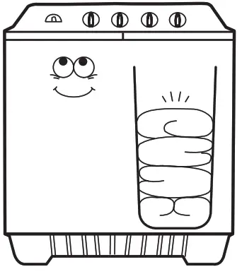 LG PT1200R Washing Machine - Cover