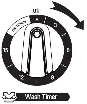 LG PT1200R Washing Machine - Wash Timer