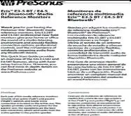 PreSonus Eris Series E4.5 High-Definition Media Reference Monitors - figure 8