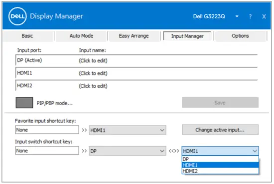 Multiple Video Inputs