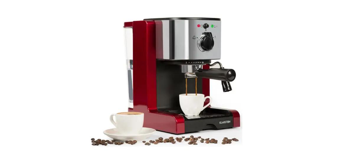Klarstein 10031700 Passionata Rossa 20 Espresso Maker Machine User Manual