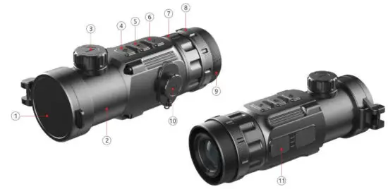 InfiRay Clip CH50 Series Thermal Imaging Attachment - figure 2