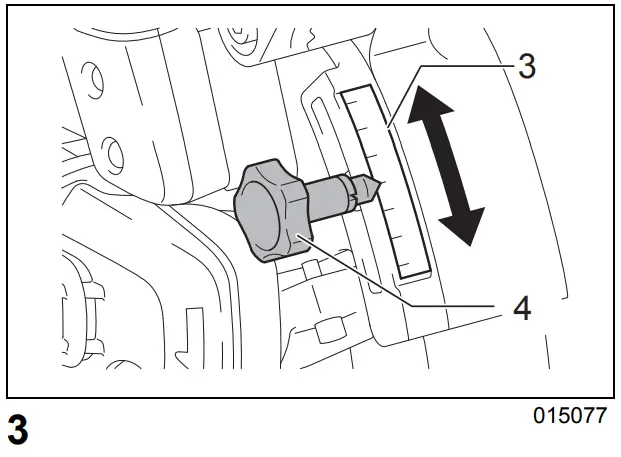 Grooving depth Adjustment