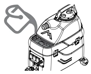 MYTEE S 300 Tempo Upholstery Spotter Extractor (Unheated Model) - Solution Tank