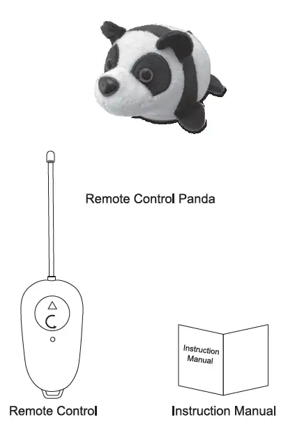 XVB ZT-0251-49 Ani Friends Remote Control Panda fig 1