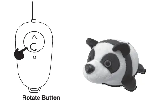 XVB ZT-0251-49 Ani Friends Remote Control Panda fig 4