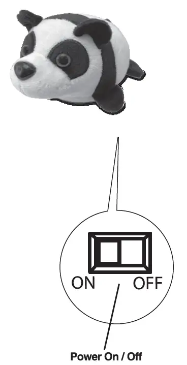 XVB ZT-0251-49 Ani Friends Remote Control Panda fig 5