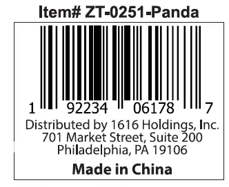 XVB ZT-0251-49 Ani Friends Remote Control Panda fig 8