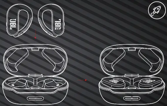 JBL Endurance Peak II True Wireless Earbuds -