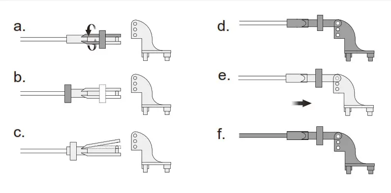 Arrows 1300mm Bigfoor- Clevis installation
