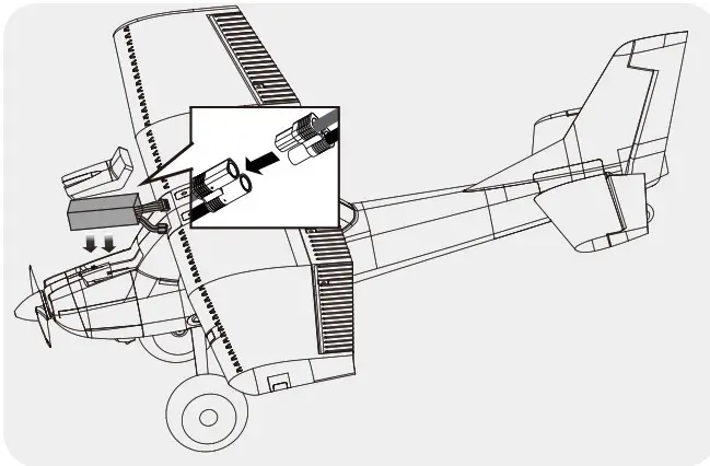 Arrows 1300mm Bigfoor- Remove the battery cover