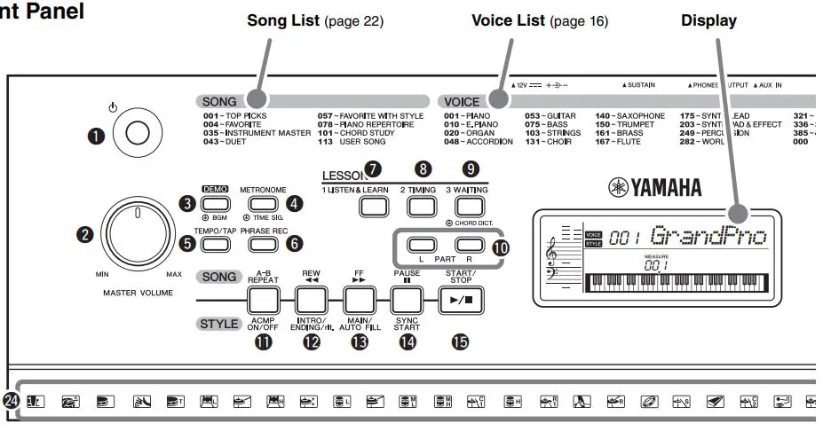 YAMAHA PSR-E263 DIGITAL KEYBOARD 8
