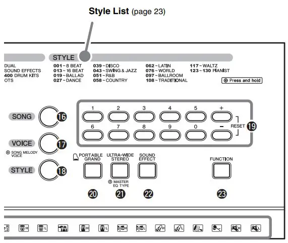 YAMAHA PSR-E263 DIGITAL KEYBOARD 9
