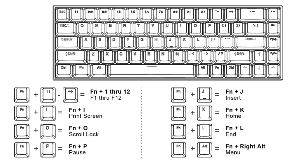 TECWARE B68 Plus 3-Mode Wireless Mechanical Keyboard 1
