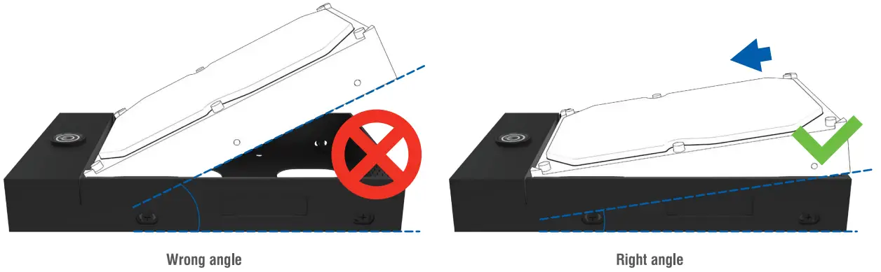 FITTING THE HDD INTO THE DISK-TRAY