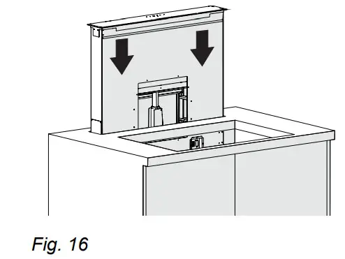 ikon IK54 110cm Stainless & Black Glass Down - Figure 15