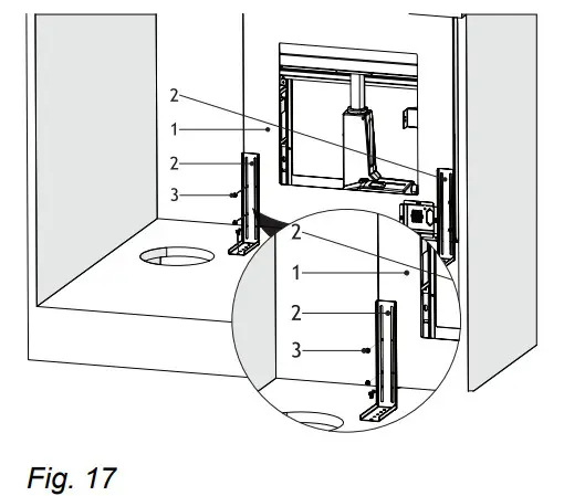 ikon IK54 110cm Stainless & Black Glass Down - Figure 16