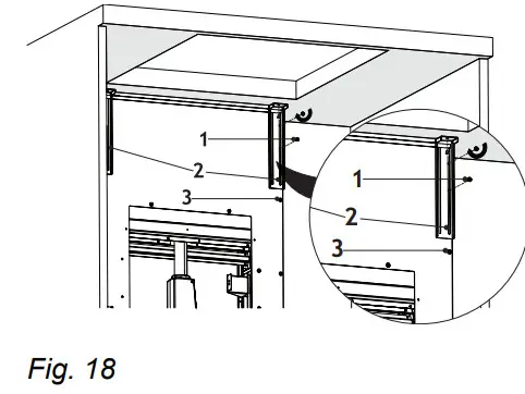 ikon IK54 110cm Stainless & Black Glass Down - Figure 17
