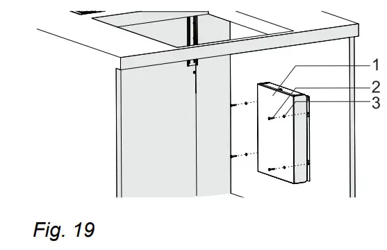 ikon IK54 110cm Stainless & Black Glass Down - Figure 18