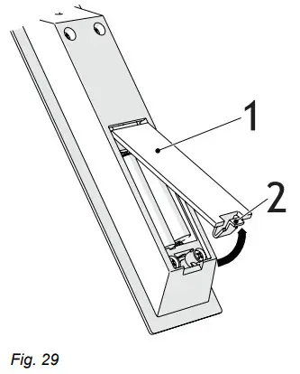 ikon IK54 110cm Stainless & Black Glass Down - Figure 28