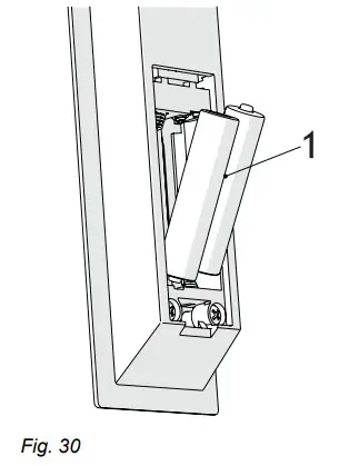 ikon IK54 110cm Stainless & Black Glass Down - Figure 29