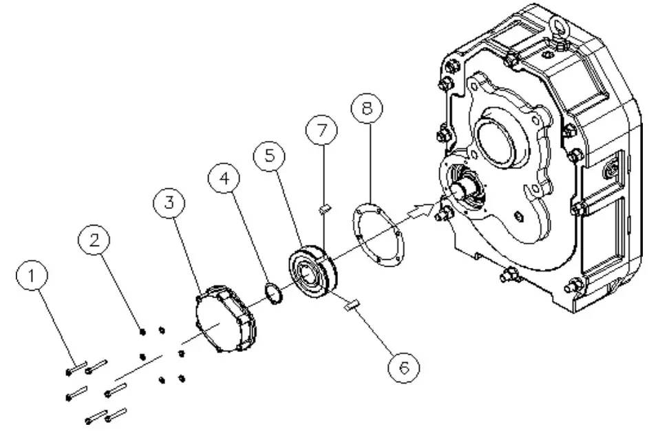 WORLD WIDE ELECTRIC SCSMR2 9 1 Eliminator Shaft Mount Reducers - Figure 8
