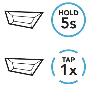 HJC HELMETS Smart HJC 21B 2nd Gen Standard Motorcycle Bluetooth Communication System - Intercom 1