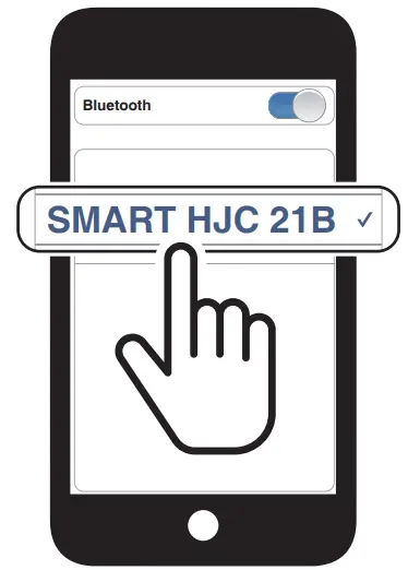 HJC HELMETS Smart HJC 21B 2nd Gen Standard Motorcycle Bluetooth Communication System - SMART