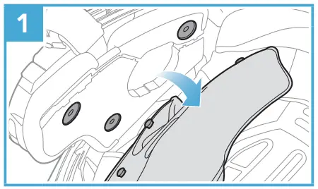 HJC HELMETS Smart HJC 21B 2nd Gen Standard Motorcycle Bluetooth Communication System - Take