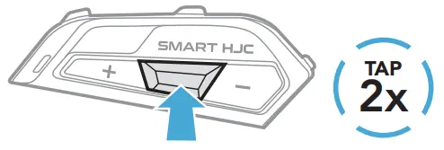 HJC HELMETS Smart HJC 21B 2nd Gen Standard Motorcycle Bluetooth Communication System - fig 4