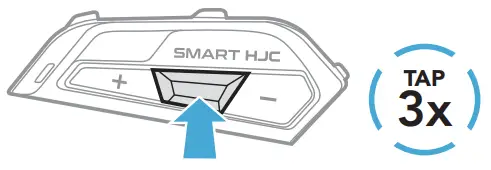 HJC HELMETS Smart HJC 21B 2nd Gen Standard Motorcycle Bluetooth Communication System - fig 5
