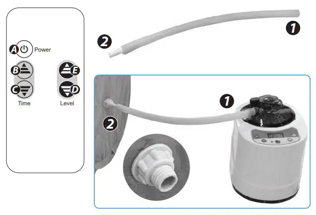 serenelife SLISAU60BK Full Size Portable Steam Sauna User Guide - INSTRUCTION FOR USE