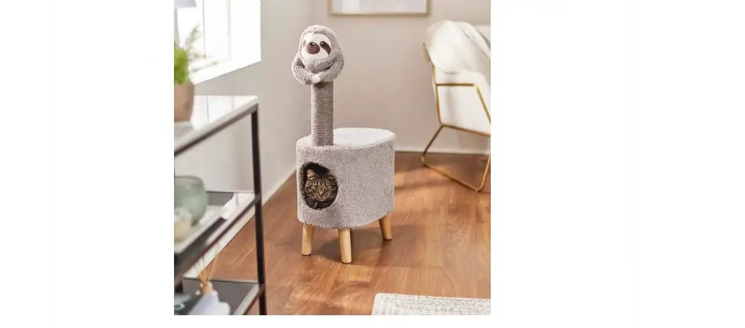 Frisco 289344 Animal Series Cat Tunnel With Scratching Post Instruction Manual